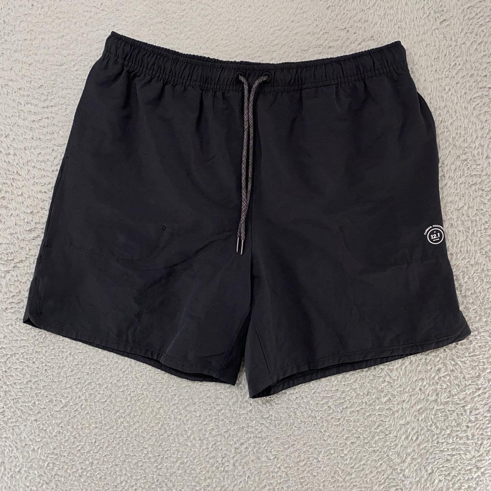Allbirds Natural Run Shorts Mens Medium Black Merino Blend Running Gym Athletic